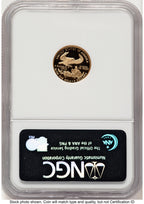 2002-W Proof Gold Eagle 1/10 oz Brown Label NGC PF70
