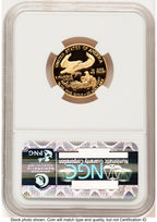 1990-P Proof Gold Eagle 1/4 oz Brown Label NGC PF70