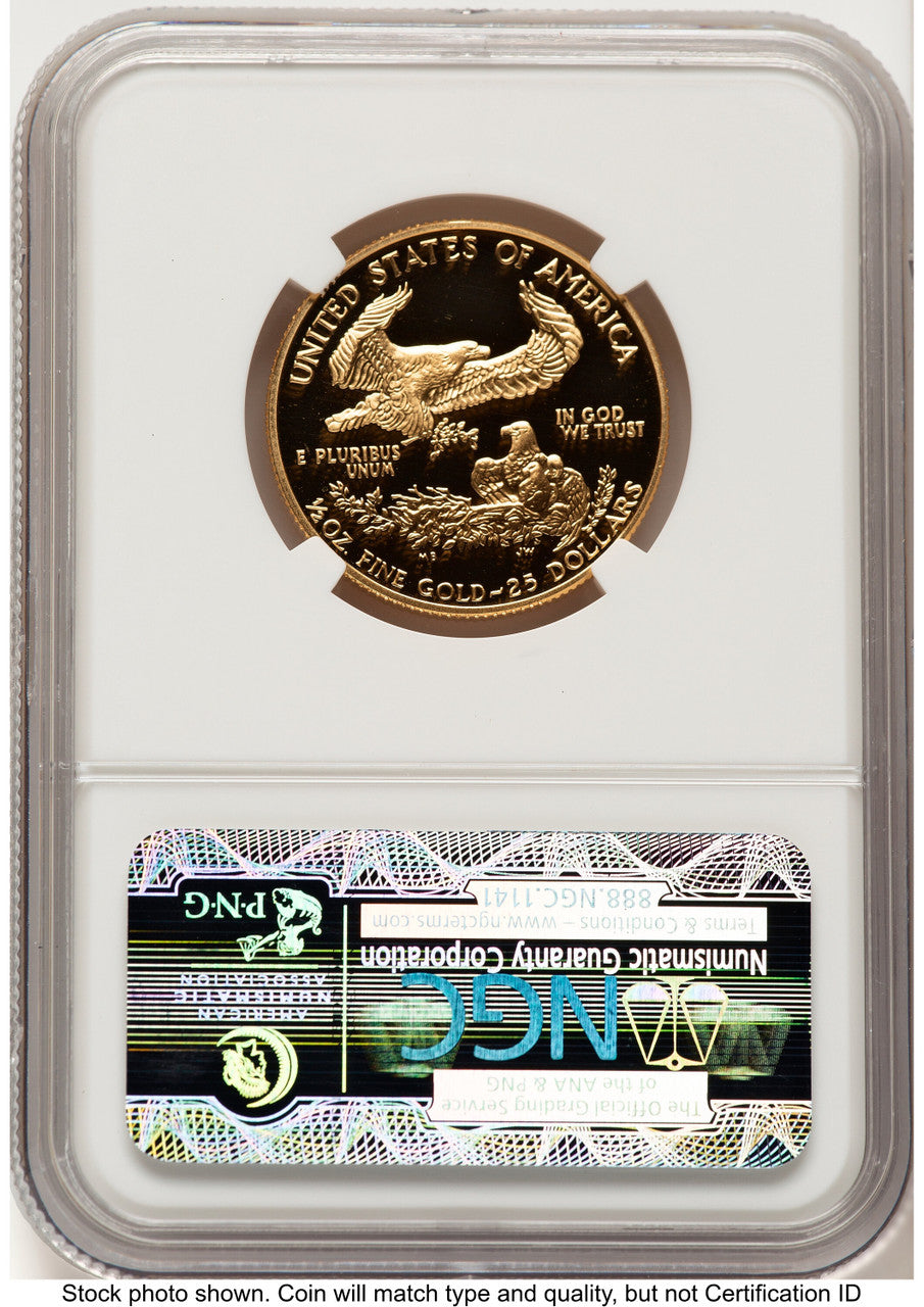 1992-P Proof Gold Eagle 1/2 oz Brown Label NGC PF70 (522240262)