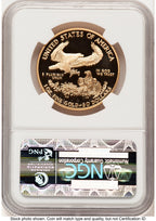 2002-W Proof Gold Eagle 1 oz Brown Label NGC PF70