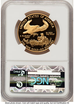 1991-W Proof Gold Eagle 1 oz Brown Label NGC PF70
