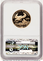 2008-W Proof Gold Eagle 1/2 oz Brown Label NGC PF70