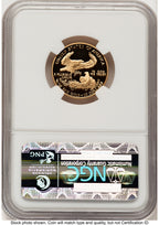 1991-P Proof Gold Eagle 1/4 oz Brown Label NGC PF70