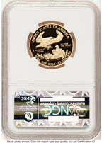 2010-W Proof Gold Eagle 1/2 oz ER Blue NGC PF70