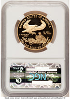 2008-W Proof Gold Eagle 1 oz Brown Label NGC PF70 (522240311)