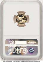 2015-W Proof Gold Eagle 1/10 oz ER Blue NGC PF70