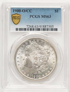1900-O/CC Morgan Dollar PCGS MS63 (522273013)