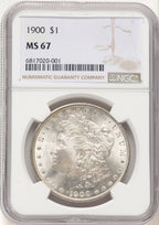 1900 Morgan Dollar NGC MS67 (522320044)