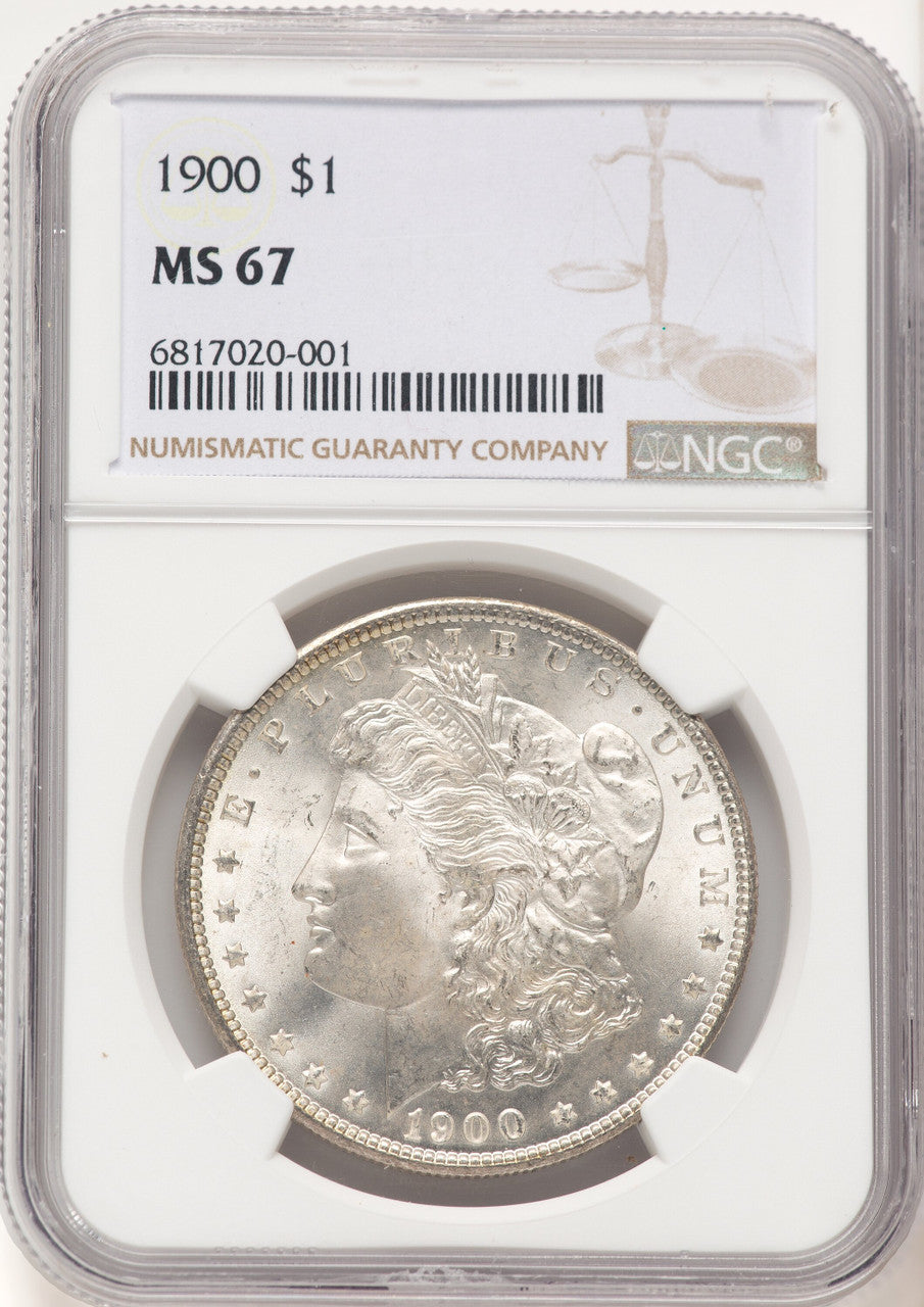 1900 Morgan Dollar NGC MS67 (522320044)