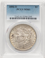 1896-O Morgan Dollar PCGS MS61 (522320050)