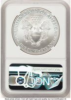 2021 Silver Eagle Type 1 Brown Label NGC MS70