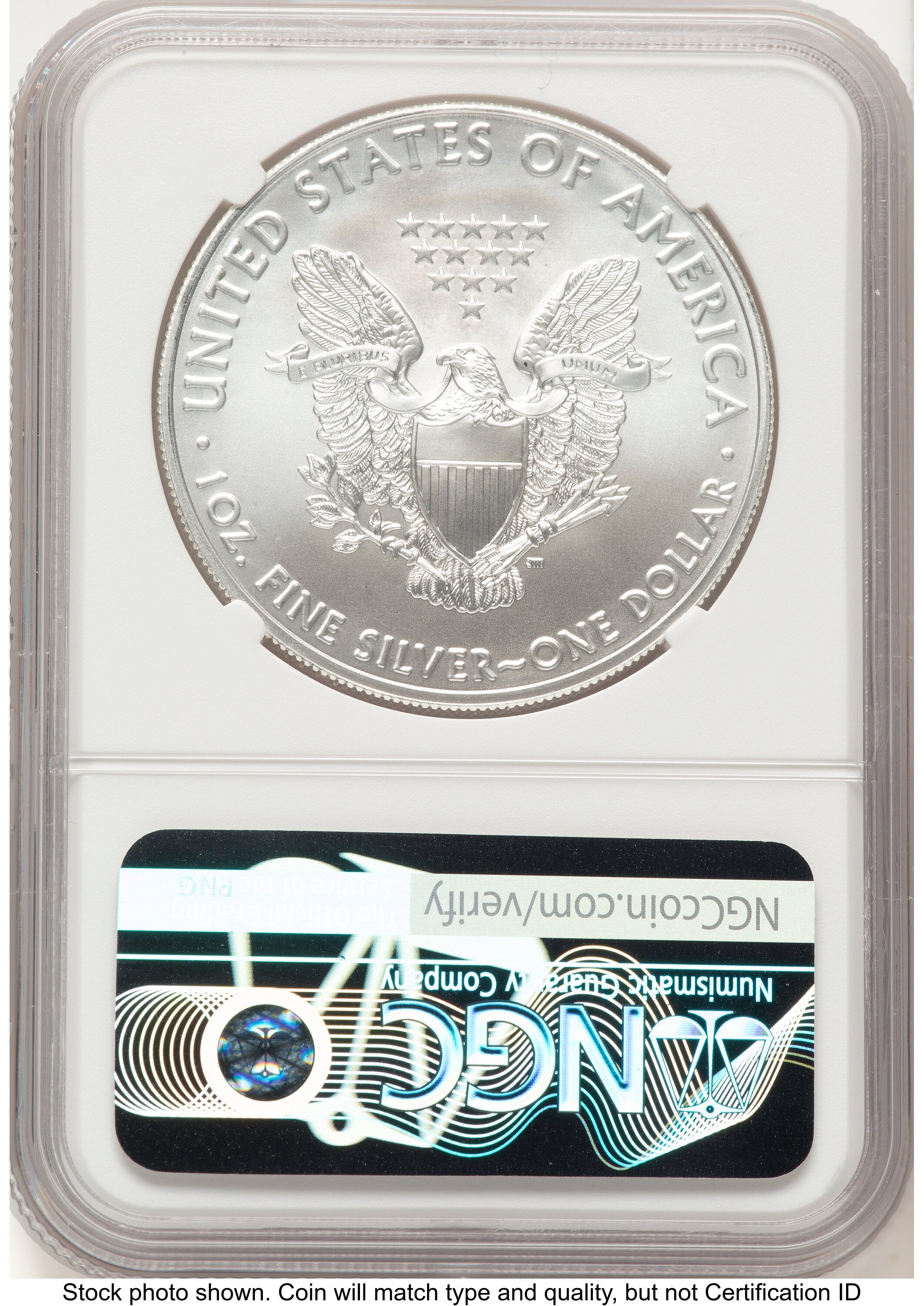 2021 Silver Eagle Type 1 Brown Label NGC MS70