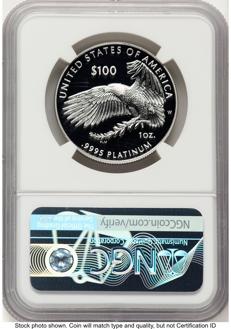 2019-W Proof Platinum Eagle 1 oz Don Everhart NGC PF70