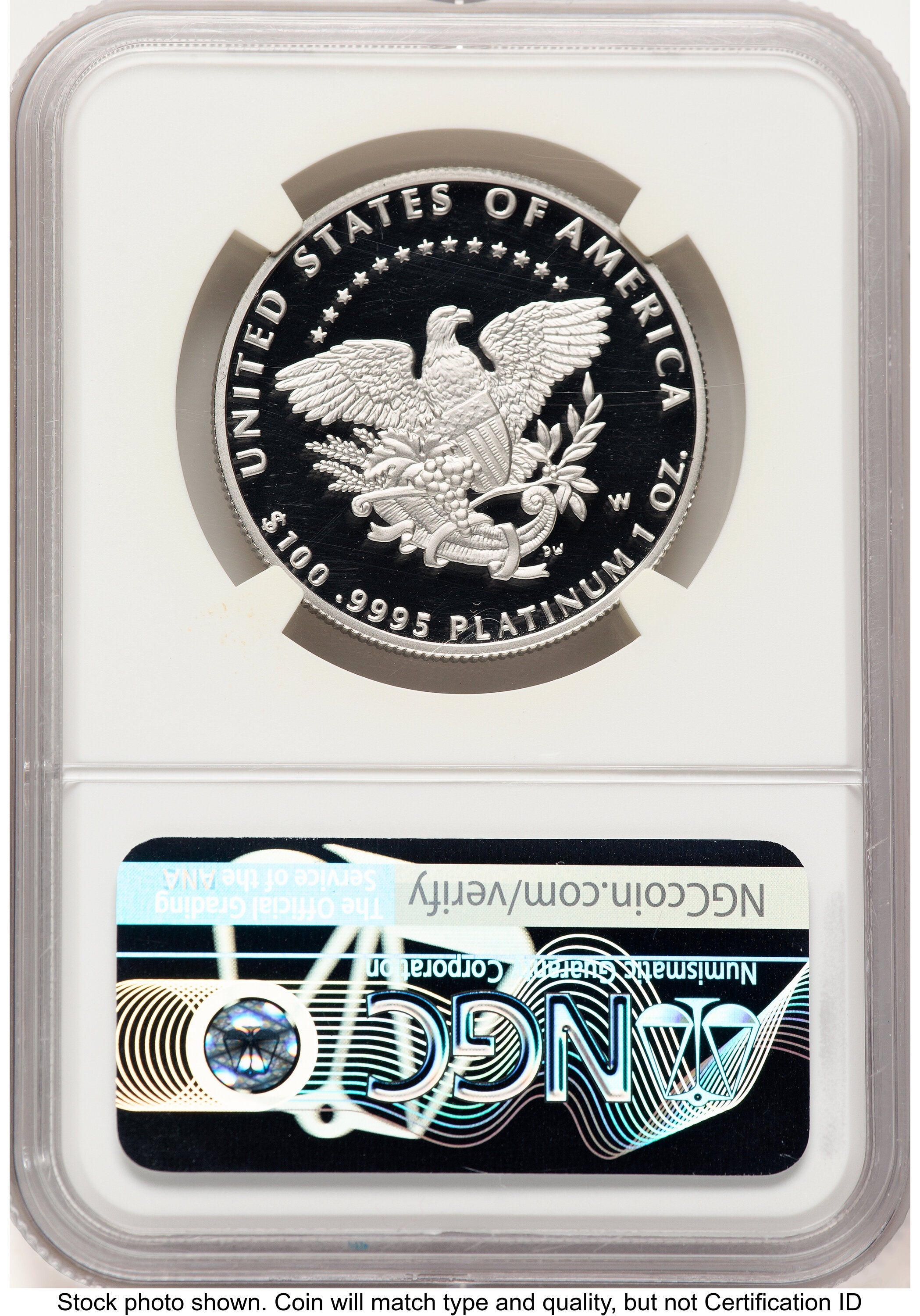 2005-W Proof Platinum Eagle 1 oz Don Everhart NGC PF70