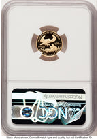 2010-W Proof Gold Eagle 1/10 oz Brown Label NGC PF70