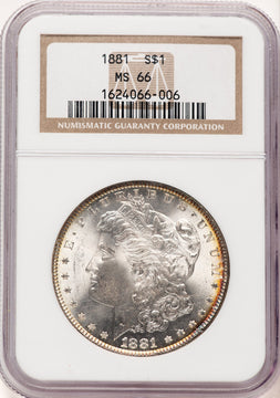 1881 Morgan Dollar NGC MS66 (522469004)