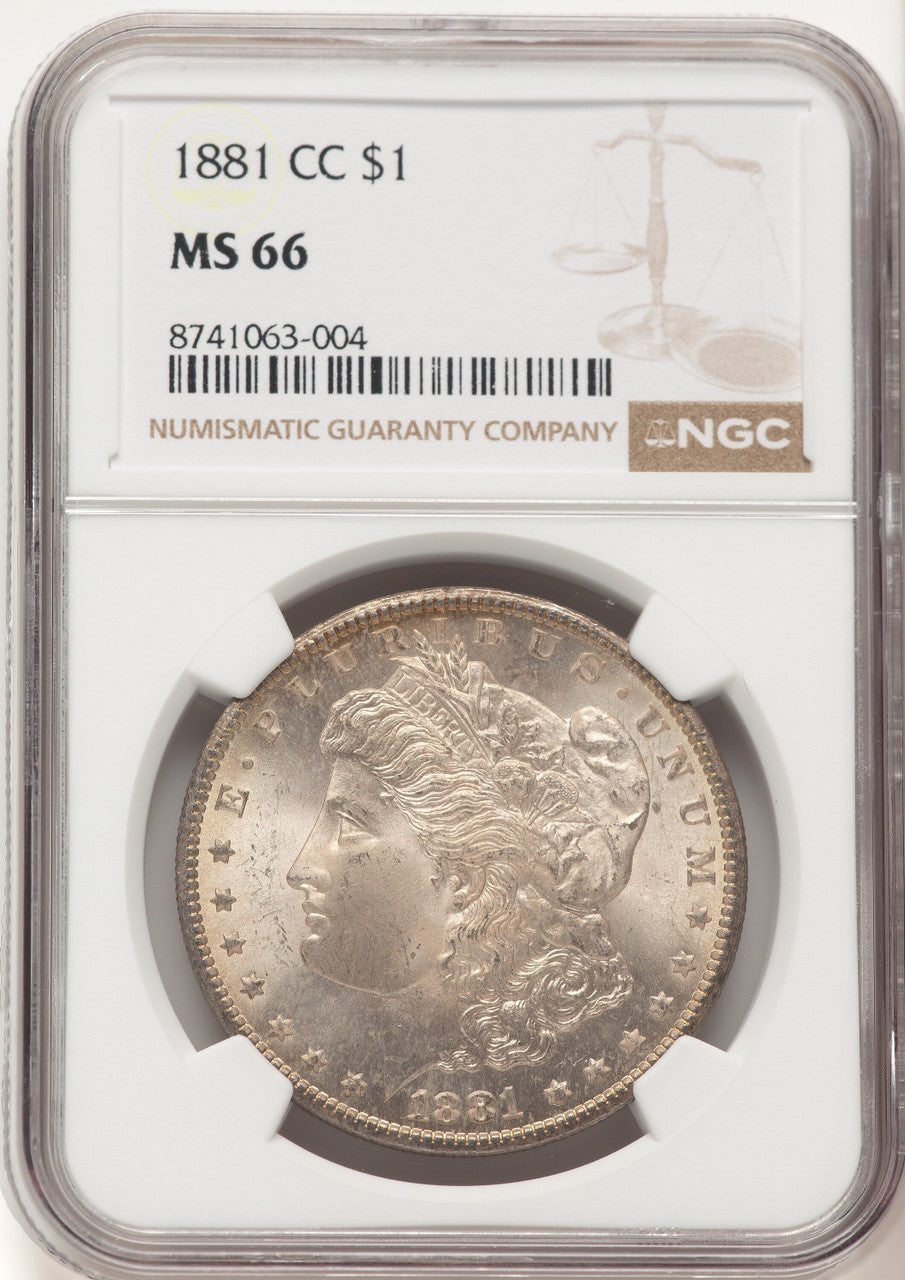 1881-CC Morgan Dollar NGC MS66 (522469024)