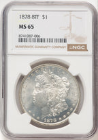 1878 8TF Morgan Dollar NGC MS65 (522470008)