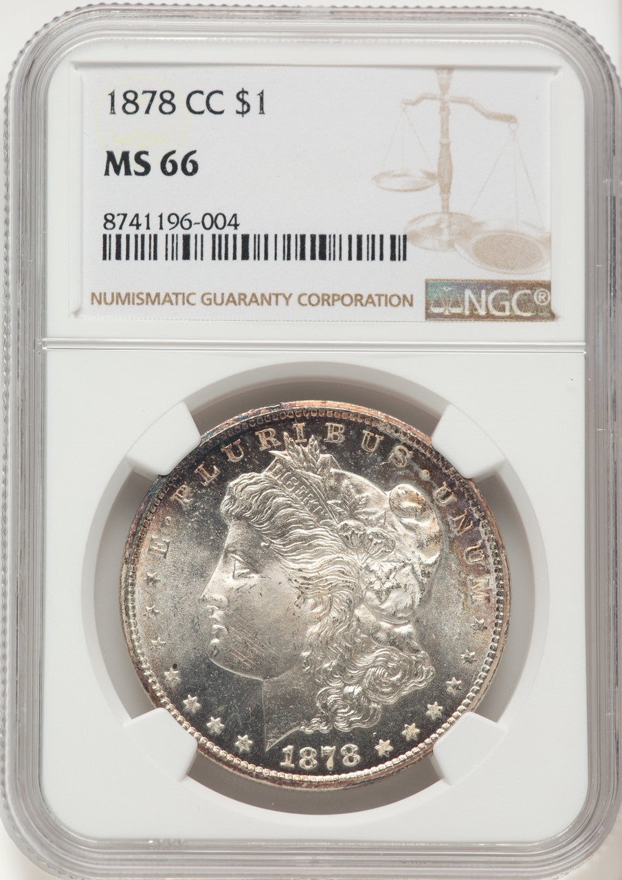 1878-CC Morgan Dollar NGC MS66 (522470010)