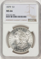 1879 Morgan Dollar NGC MS66 (522470013)