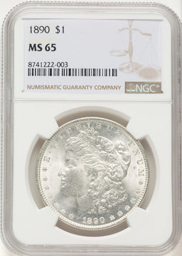 1890 Morgan Dollar NGC MS65 (522470016)