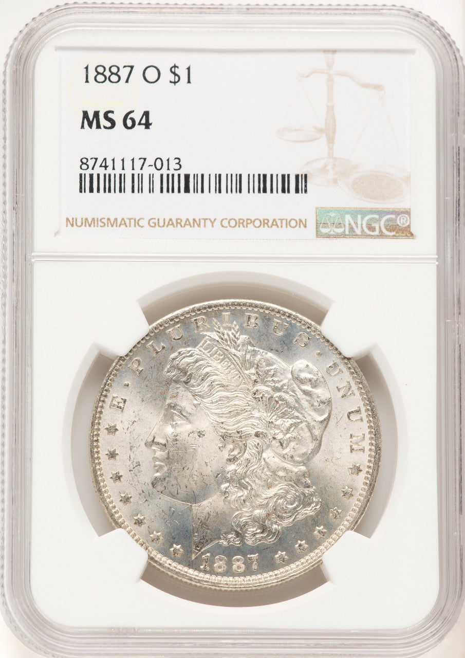 1887-O Morgan Dollar NGC MS64 (522479015)