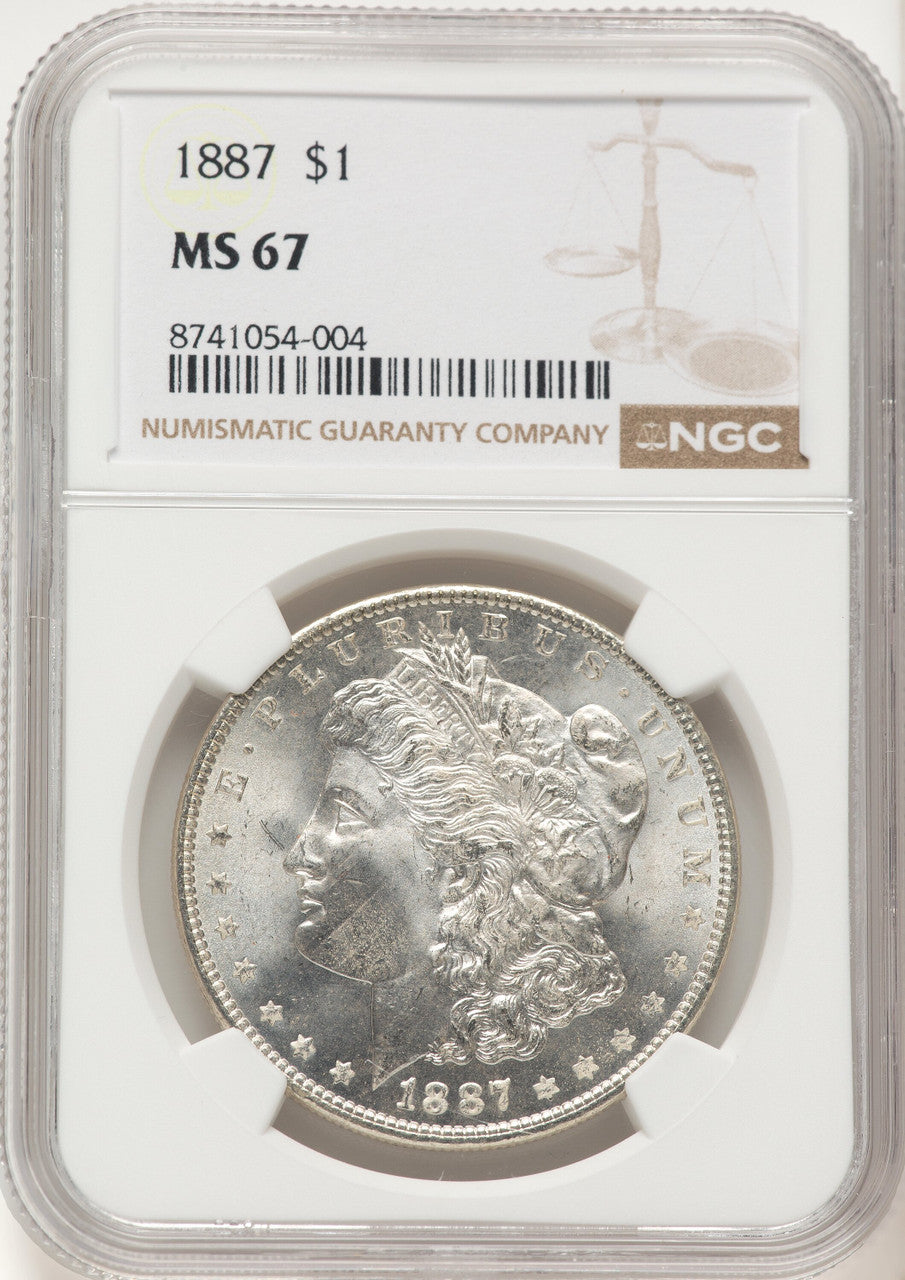 1887 Morgan Dollar NGC MS67 (522479030)