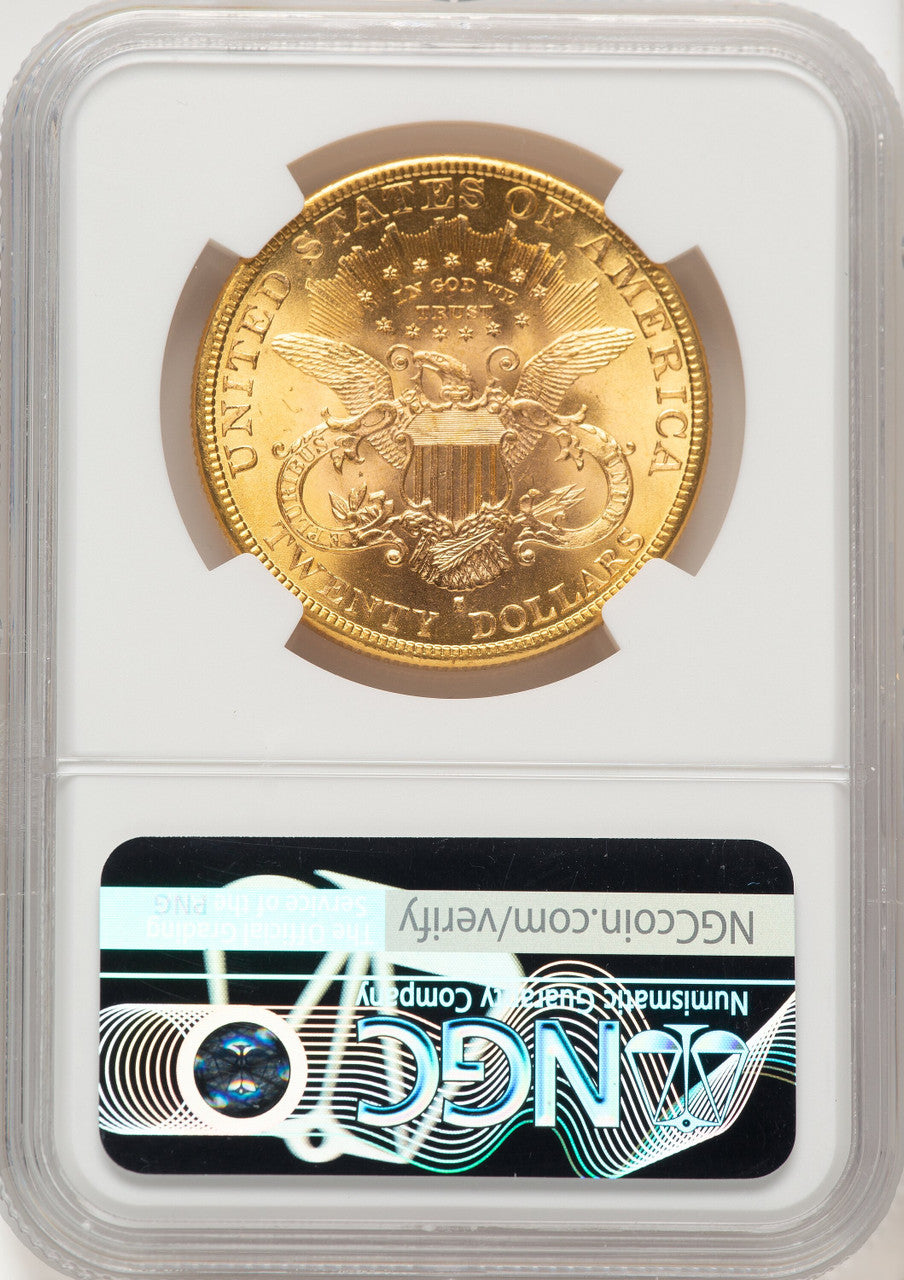 1892-S $20 Liberty Double Eagle NGC MS65 (522479041)