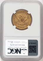 1862 $10 Liberty Eagle NGC AU55