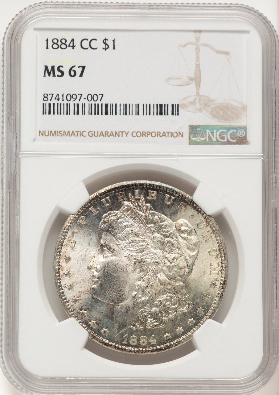 1884-CC Morgan Dollar NGC MS67 (522479055)