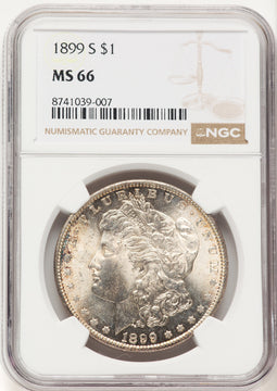 1899-S Morgan Dollar NGC MS66 (522479067)
