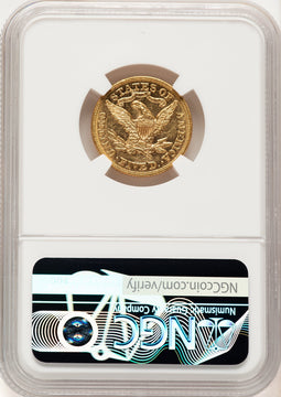 1874 $5 Liberty Half Eagle NGC MS60