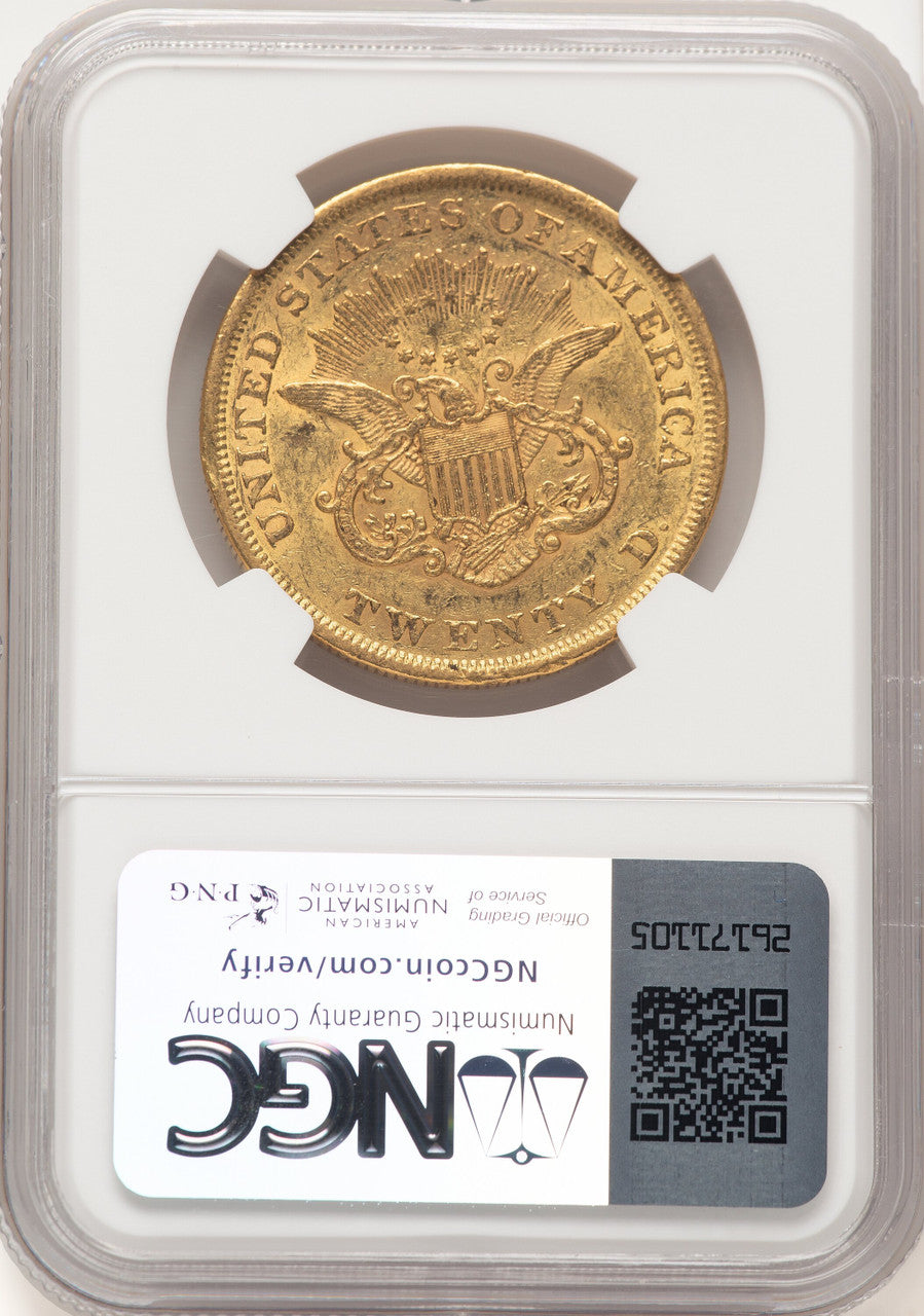 1851 $20 Liberty Double Eagle NGC AU53 (522527002)
