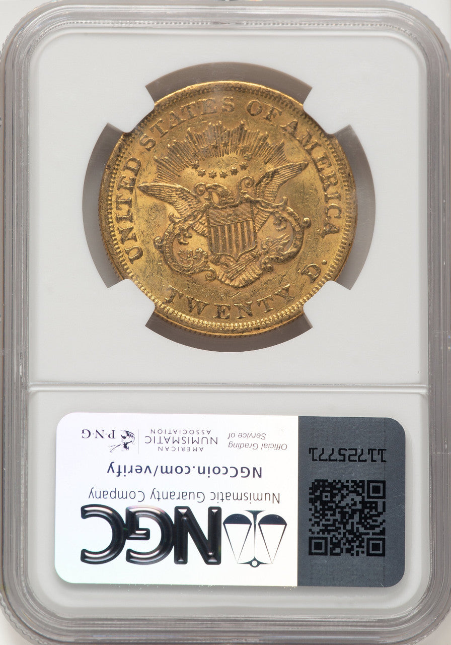 1853 $20 Liberty Double Eagle NGC AU55 (522527003)