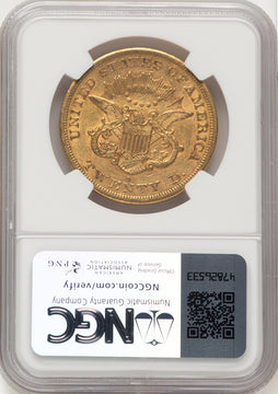 1864-S $20 Liberty Double Eagle NGC AU53 (522527016)