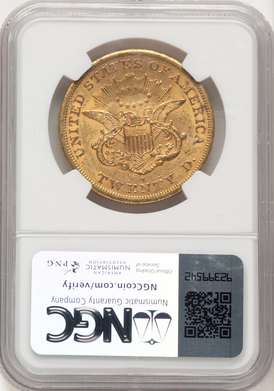 1865-S $20 Liberty Double Eagle NGC AU55 (522527017)