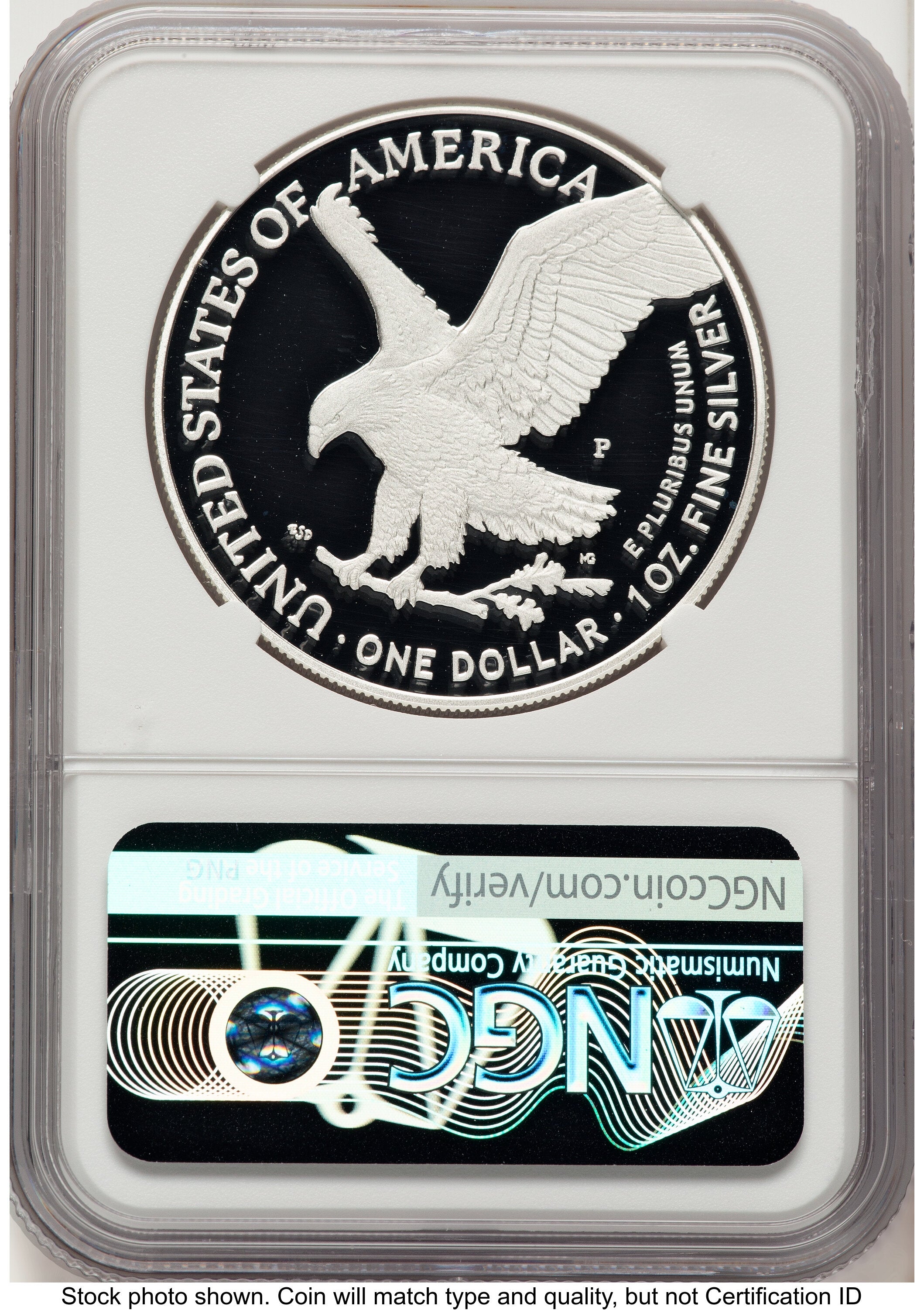 2025-P Proof Silver Eagle Privy U.S. Marine Corps 250th Anniversary 1 oz FDI US Army Helicopter Label NGC PF70