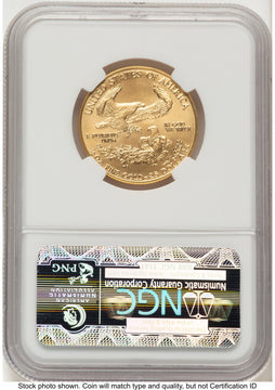 1988 Gold Eagle 1/2 oz 0.50 oz Brown Label NGC MS70