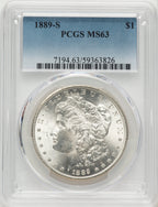1889-S Morgan Dollar PCGS MS63
