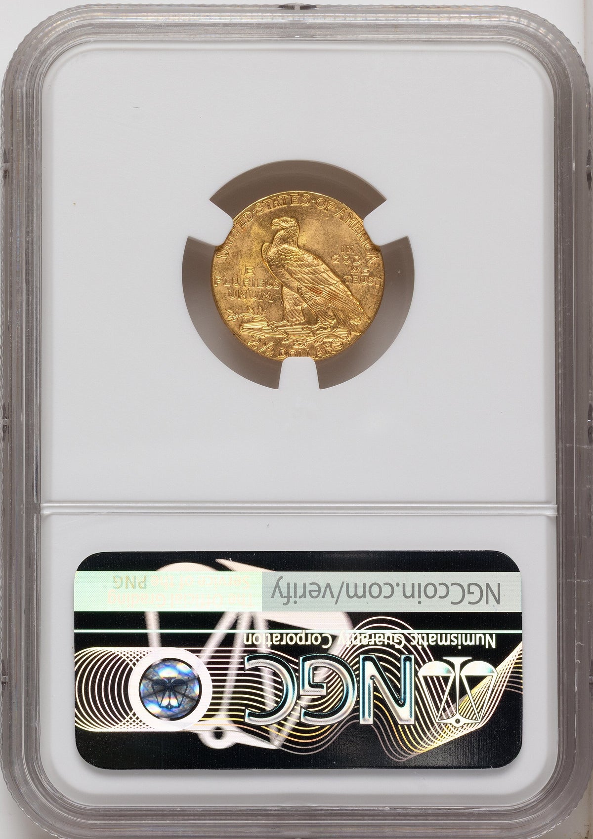 1928 $2.50 Brown Label Indian Quarter Eagle NGC MS65