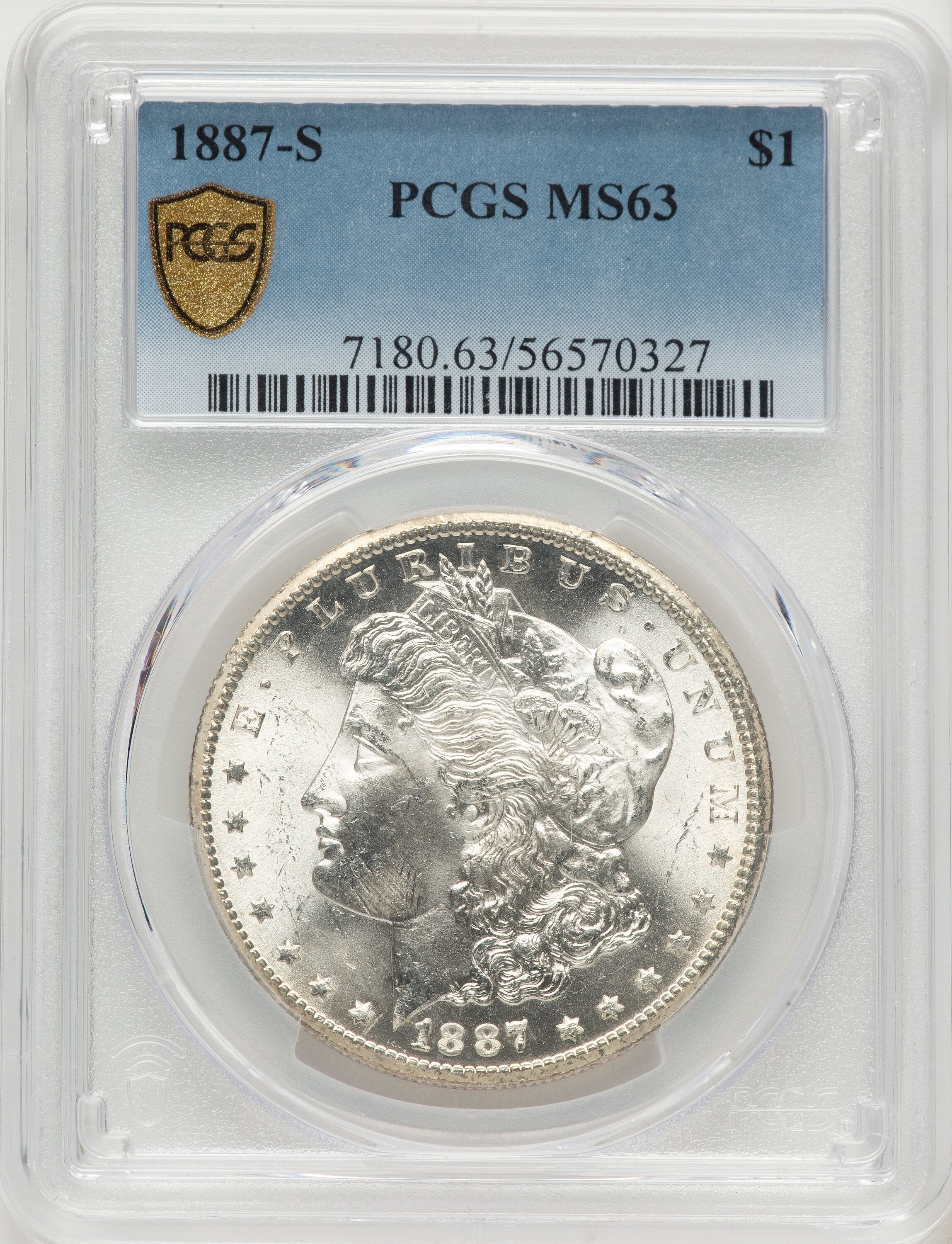 1887-S Morgan Dollar PCGS MS63 | LCR Coin