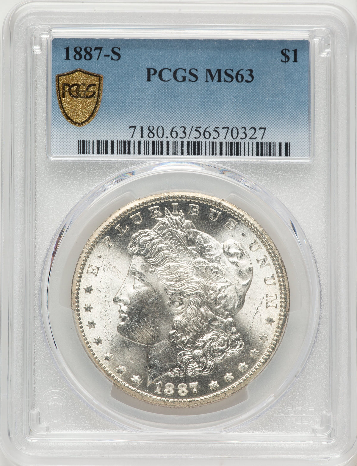 1887-S Morgan Dollar PCGS MS63 | LCR Coin
