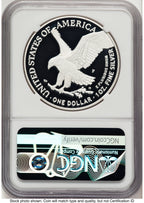 2025-P Proof Silver Eagle Privy U.S. Marine Corps 250th Anniversary 1 oz AR Mike Castle NGC PF70