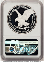 2025-P Proof Silver Eagle Privy U.S. Marine Corps 250th Anniversary 1 oz US Army Helicopter Label NGC PF69