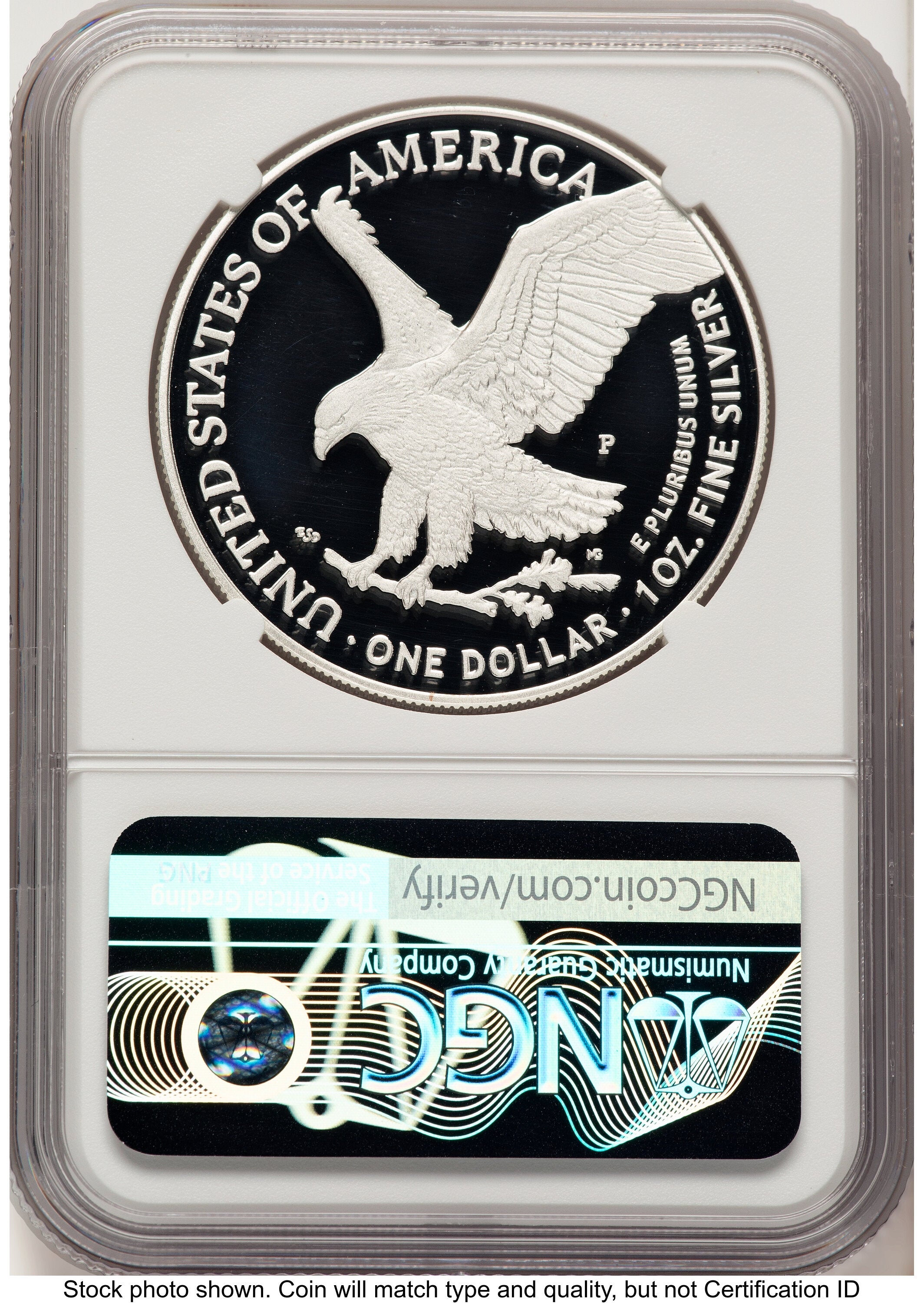 2025-P Proof Silver Eagle Privy U.S. Marine Corps 250th Anniversary 1 oz US Army Helicopter Label NGC PF69