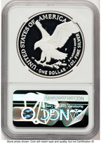 2025-P Proof Silver Eagle Privy U.S. Marine Corps 250th Anniversary 1 oz AR Jeff Garrett Red Book NGC PF70