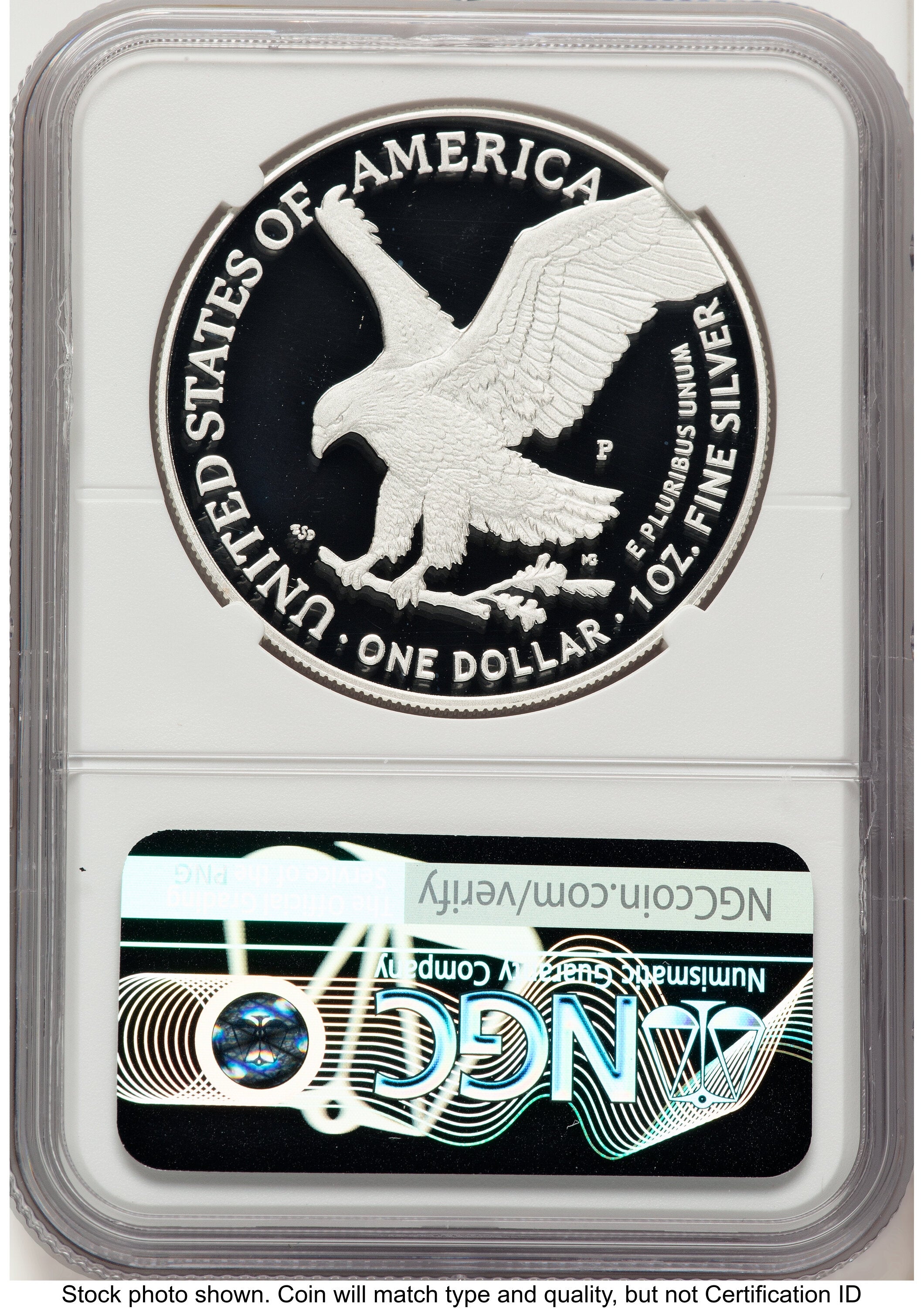2025-P Proof Silver Eagle Privy U.S. Marine Corps 250th