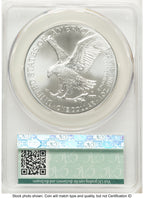 2026 Silver Eagle First Day of Delivery Flag Label CACG MS70