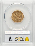1870-CC $5 Liberty Half Eagle PCGS AU53