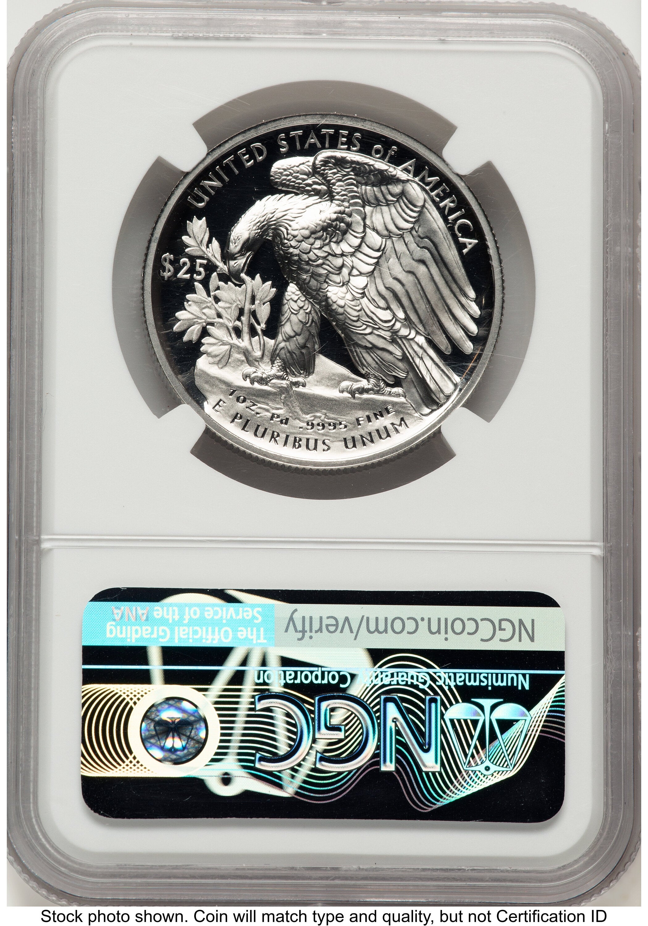 2018-W Palladium Eagle 1 oz 1.00 oz ER Rick Harrison NGC PF70